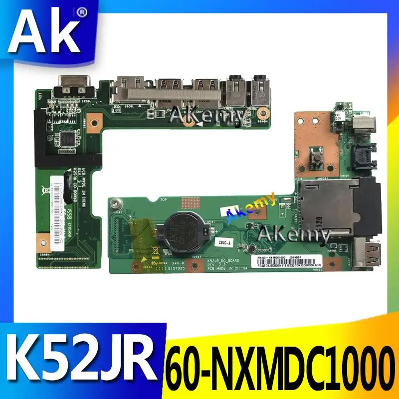 AK OriginFor Asus K52 K52J K52JR K52JC K52DR X52F K52F X52J DC Power Jack аудио Плата 60-NXMDC1000 100% протестированная Быстрая доставка
AK OriginFor Asus K52 K52J K52JR K52JC K52DR X52F K52F X52J DC Power Jack аудио Плата 60-NXMDC1000 100% протестированная Быстрая доставка