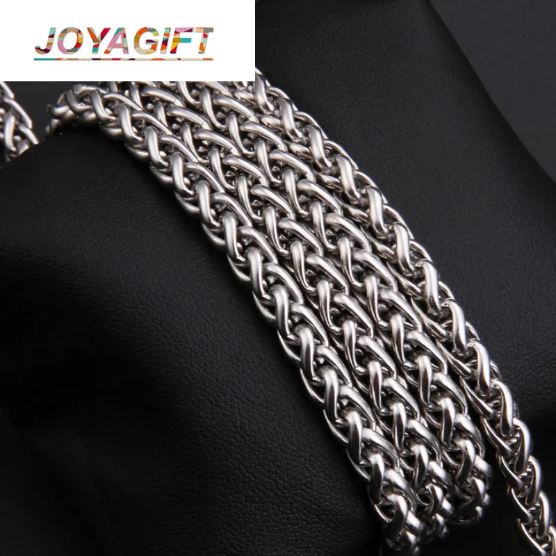 Подарок JOYA классическое Трендовое ожерелье 8 х51см посеребренное геометрическое