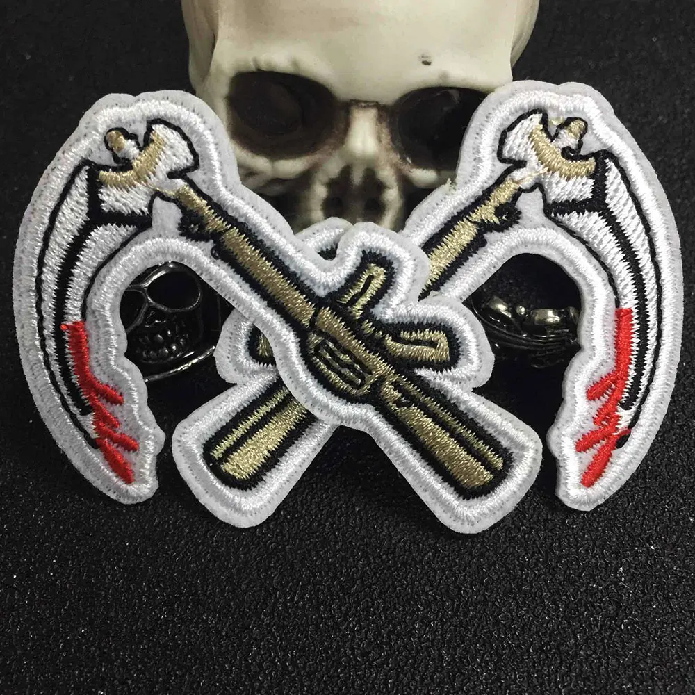 Blood drop sickle Patch Iron On Patch Embroidered Applique Sewing Label biker Patches Clothes Stickers Apparel Accessories Badge
Blood drop sickle Patch Iron On Patch Embroidered Applique Sewing Label biker Patches Clothes Stickers Apparel Accessories Badge