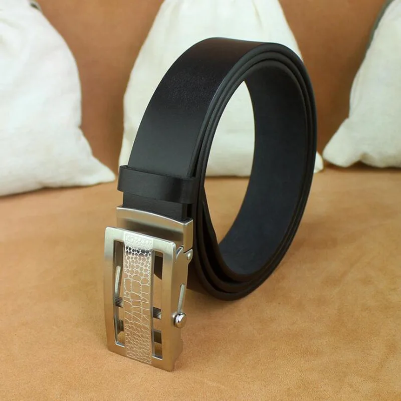 2019 Stainless Steel Automatic Ratchet Buckle Belt Men Genuine Leather Belt Crocodile Grain Buckle Belts for Men XKS046
2019 Stainless Steel Automatic Ratchet Buckle Belt Men Genuine Leather Belt Crocodile Grain Buckle Belts for Men XKS046