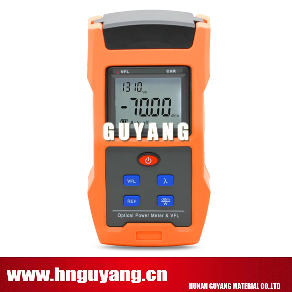 Оптический измеритель мощности GUYANG GY563, 850 ~ 1625nm( -70 ~ + 10 дБм-50 ~ + 26 дБм) с 1 мВт VFL
Оптический измеритель мощности GUYANG GY563, 850 ~ 1625nm( -70 ~ + 10 дБм-50 ~ + 26 дБм) с 1 мВт VFL