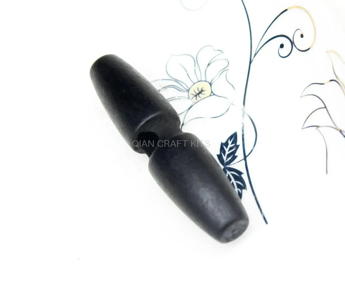 100pcs dark black brown color Wood Toggle Button Natural Wooden One Hole Sewing Accessory black finish 60x15mm
100pcs dark black brown color Wood Toggle Button Natural Wooden One Hole Sewing Accessory black finish 60x15mm