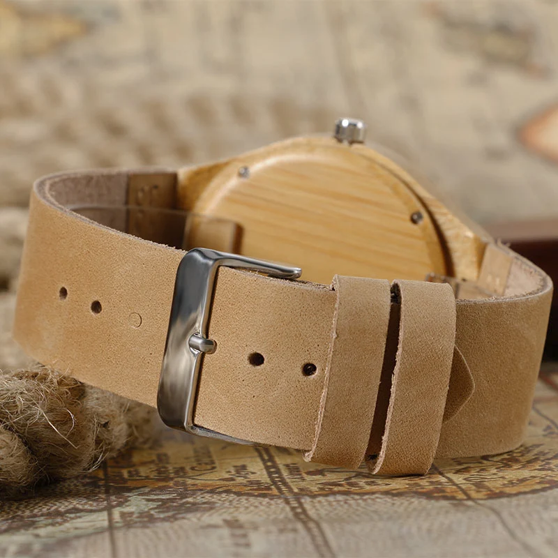 2018 New Fashion Women's Bamboo Wooden Wristwatch Brown Genuine Leather Band Vintage Men's Wood Quartz Watches Luxury Clock
2018 New Fashion Women's Bamboo Wooden Wristwatch Brown Genuine Leather Band Vintage Men's Wood Quartz Watches Luxury Clock