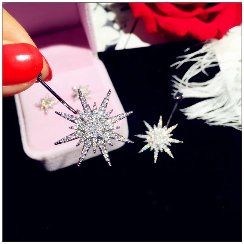 Drop Earrings For Women Sterling 925 Silver Star Cubic Zirconia Luxury Earring Temperament Fine Jewelry Bridal Wedding Brincos
Drop Earrings For Women Sterling 925 Silver Star Cubic Zirconia Luxury Earring Temperament Fine Jewelry Bridal Wedding Brincos