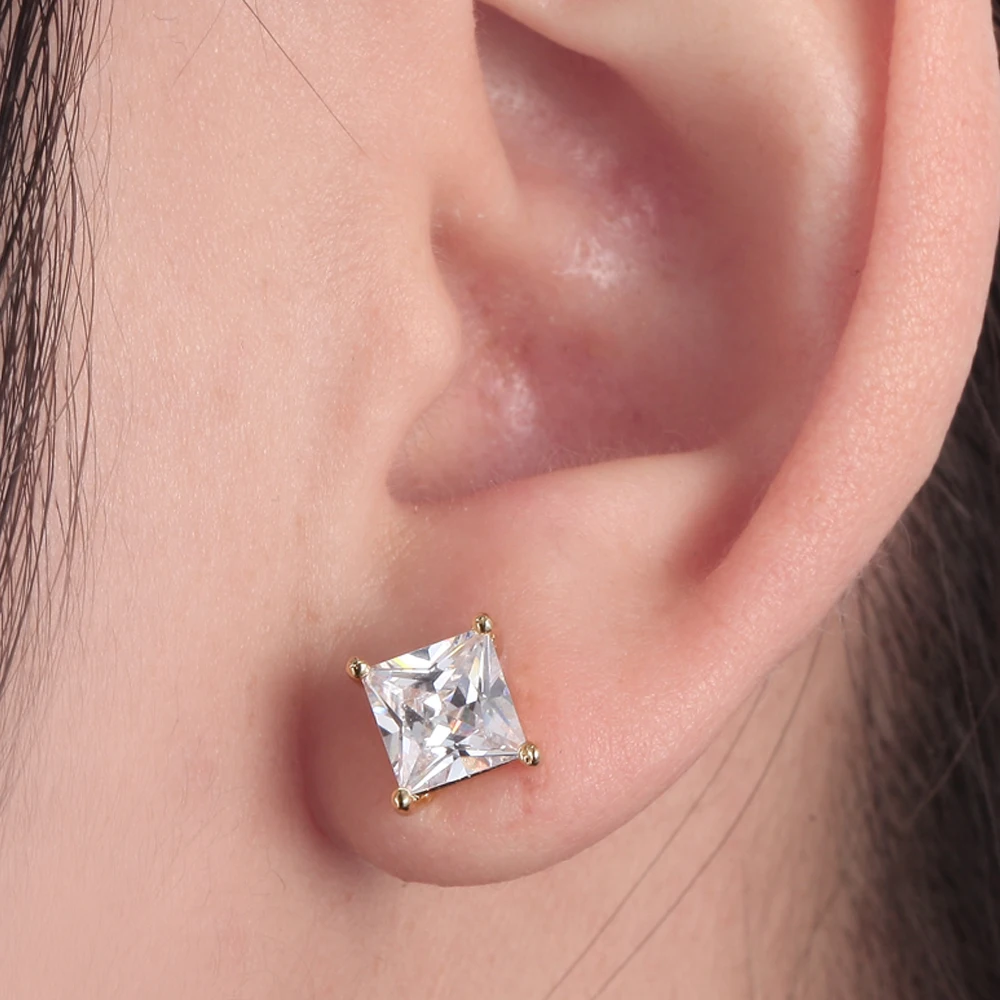 HONGHONG aretes de mujer High-quality Cubic zirconia Square stud earrings for women Glittering Popular female jewelry
HONGHONG aretes de mujer High-quality Cubic zirconia Square stud earrings for women Glittering Popular female jewelry