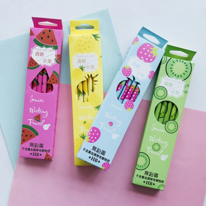 4pcs/lot Fresh Fruits Watermelon Strawberry Standard Wood Pencil Writing Drawing Tool School Office Supply Student Stationery
4pcs/lot Fresh Fruits Watermelon Strawberry Standard Wood Pencil Writing Drawing Tool School Office Supply Student Stationery