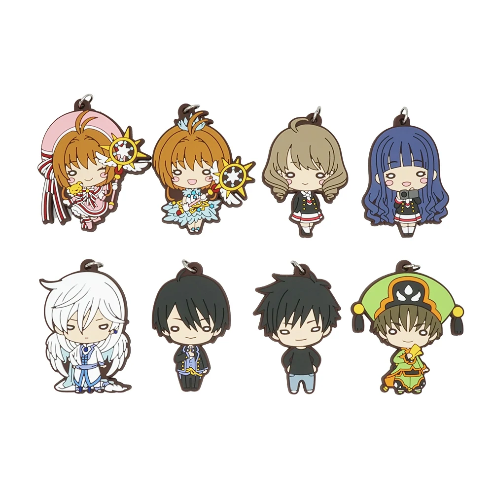 Прозрачная карточка CARDCAPTOR SAKURA аниме KINOMOTO Daidouji Tomoyo Shinomoto Akiho LI SYAORAN TOUYA резиновый