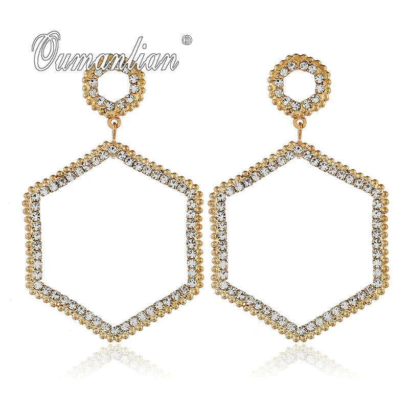 2019 New arrival Luxury Sparkling Geometric Crystal Earrings for Women Rhinestone Simple Gold silver color Wedding Party E105
2019 New arrival Luxury Sparkling Geometric Crystal Earrings for Women Rhinestone Simple Gold silver color Wedding Party E105
