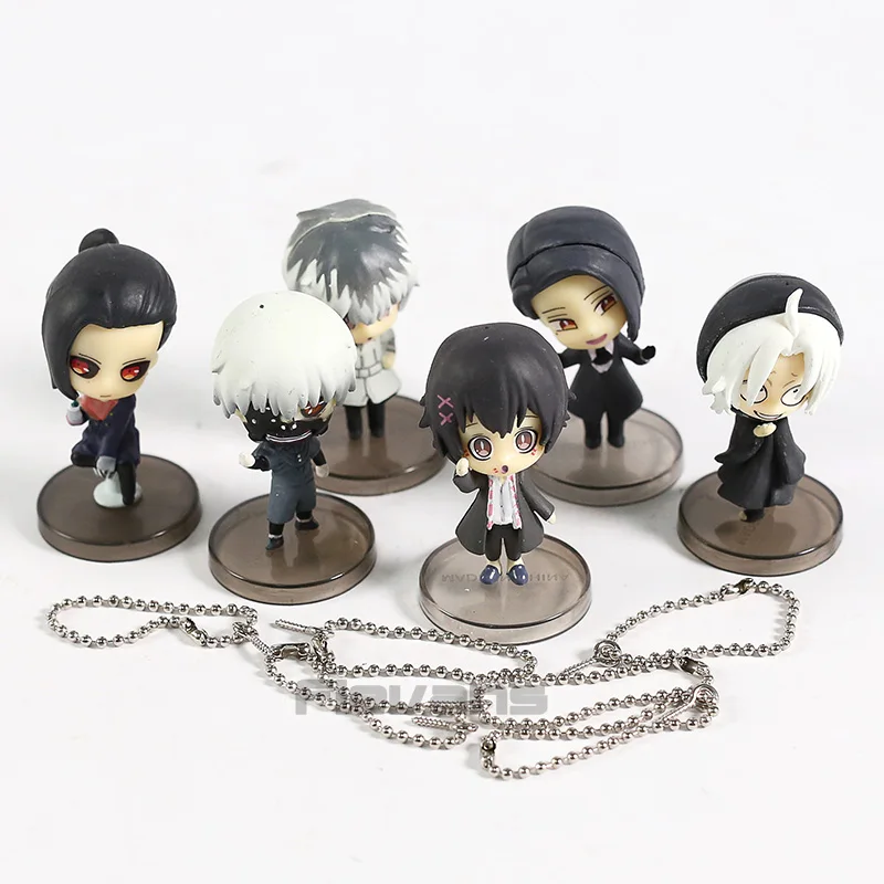Anime Tokyo Ghoul Kaneki Ken Juzo Suzuya Uta Souta Washuu Furuta Takizawa Seido Q Version PVC Figures Toys 6pcs/set
Anime Tokyo Ghoul Kaneki Ken Juzo Suzuya Uta Souta Washuu Furuta Takizawa Seido Q Version PVC Figures Toys 6pcs/set