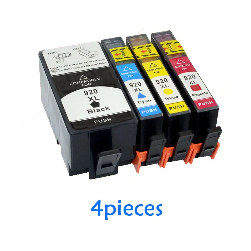 

XiongCai Compatible Ink Cartridges For HP 920 Deskjet 6000 6500 7000 7500A Printer full For HP920 XL 920XL Cartridge For HP920XL