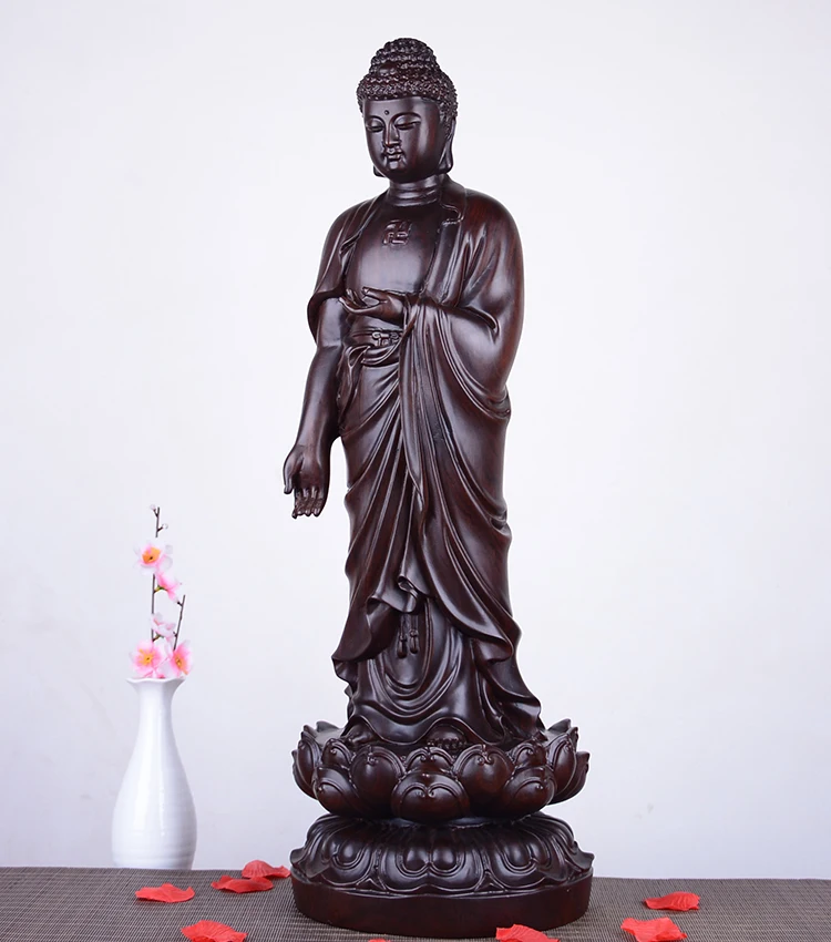 50cm Large high-quality HOME family living Room Shrine Sakyamuni RULAI Tathagata BUDDHA bless Ebony Wood HAND carving art statue
50cm Large high-quality HOME family living Room Shrine Sakyamuni RULAI Tathagata BUDDHA bless Ebony Wood HAND carving art statue