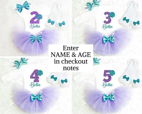 customize Little Mermaid Birthday Newborn infant bodysuit Cake Smash tutu romper leggings Outfit Sets baby shower party gifts
customize Little Mermaid Birthday Newborn infant bodysuit Cake Smash tutu romper leggings Outfit Sets baby shower party gifts