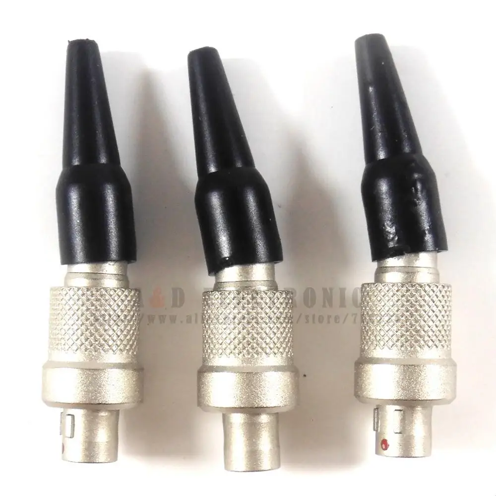3 шт. Pin стерео винтовой замок разъем подходит для Sennheiser 2000 3000 и 5000 | Электроника