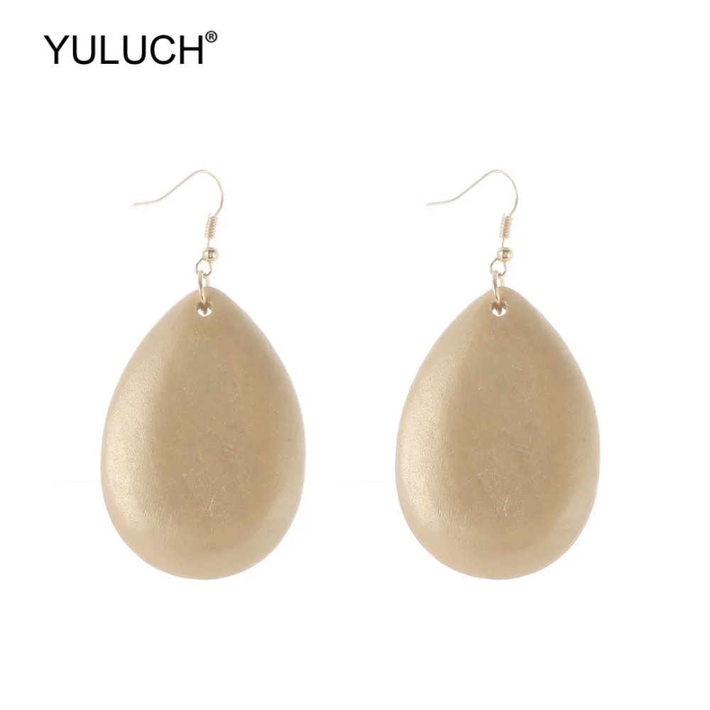 Серьги-подвески женские YULUCH, деревянные, ручной работы, золотые, эффектные, 2019
Серьги-подвески женские YULUCH, деревянные, ручной работы, золотые, эффектные, 2019