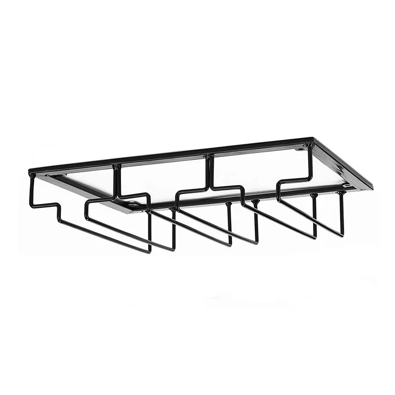 1 Piece Iron Wine Cup Hanger 3 Lines Glass Cup Storage Rack Home Bar Accessory High-foot Cup Hook
1 Piece Iron Wine Cup Hanger 3 Lines Glass Cup Storage Rack Home Bar Accessory High-foot Cup Hook