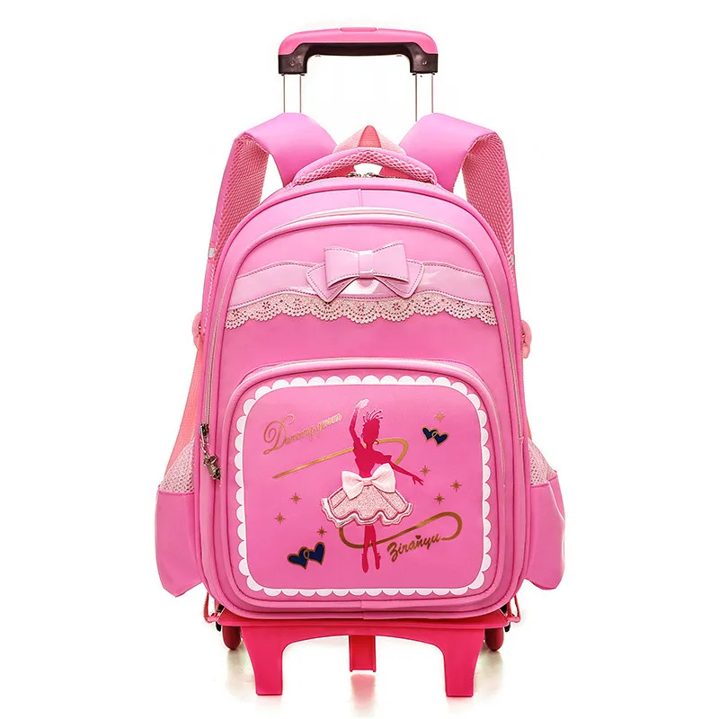Cute pink Removable Wheeled Bag Children School Bags with 2/6 Wheels for teen Girls Trolley Backpack Kids travel luggage Mochila
Cute pink Removable Wheeled Bag Children School Bags with 2/6 Wheels for teen Girls Trolley Backpack Kids travel luggage Mochila