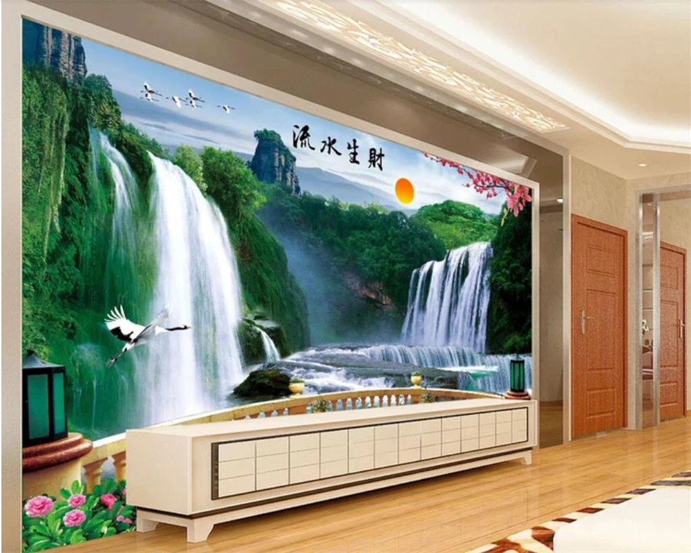 beibehang Custom 3D Flowing Water Waterfall Landscape Balcony Photo Wallpaper Mural Living Room Bedroom Wall Papel de parede
beibehang Custom 3D Flowing Water Waterfall Landscape Balcony Photo Wallpaper Mural Living Room Bedroom Wall Papel de parede