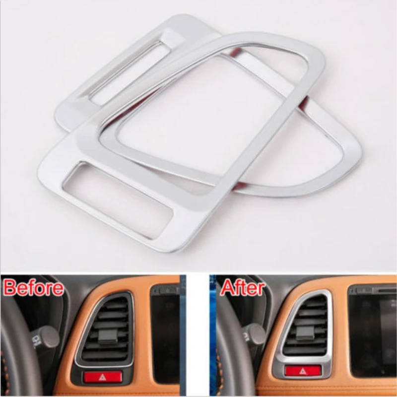 Car inner Decorate Dash Air Condition AC Vent Outlet Bezel Cover Molding Trim For Honda 2014-2017 HR-V Vezel Car Styling Covers
Car inner Decorate Dash Air Condition AC Vent Outlet Bezel Cover Molding Trim For Honda 2014-2017 HR-V Vezel Car Styling Covers