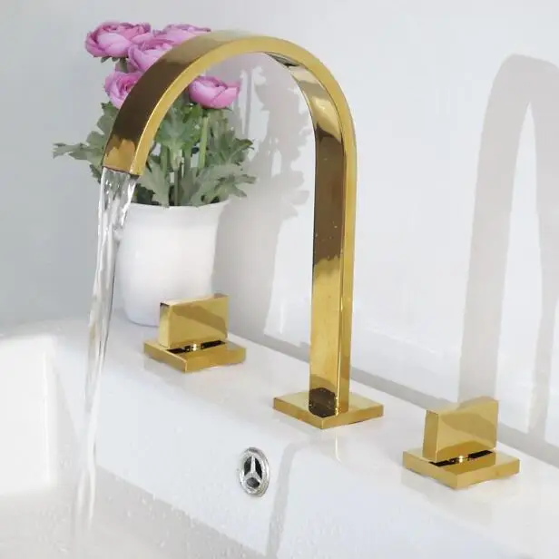 high quality brass material three hole 8' widespread bathroom sink mixer basin faucet,tap,square
high quality brass material three hole 8' widespread bathroom sink mixer basin faucet,tap,square