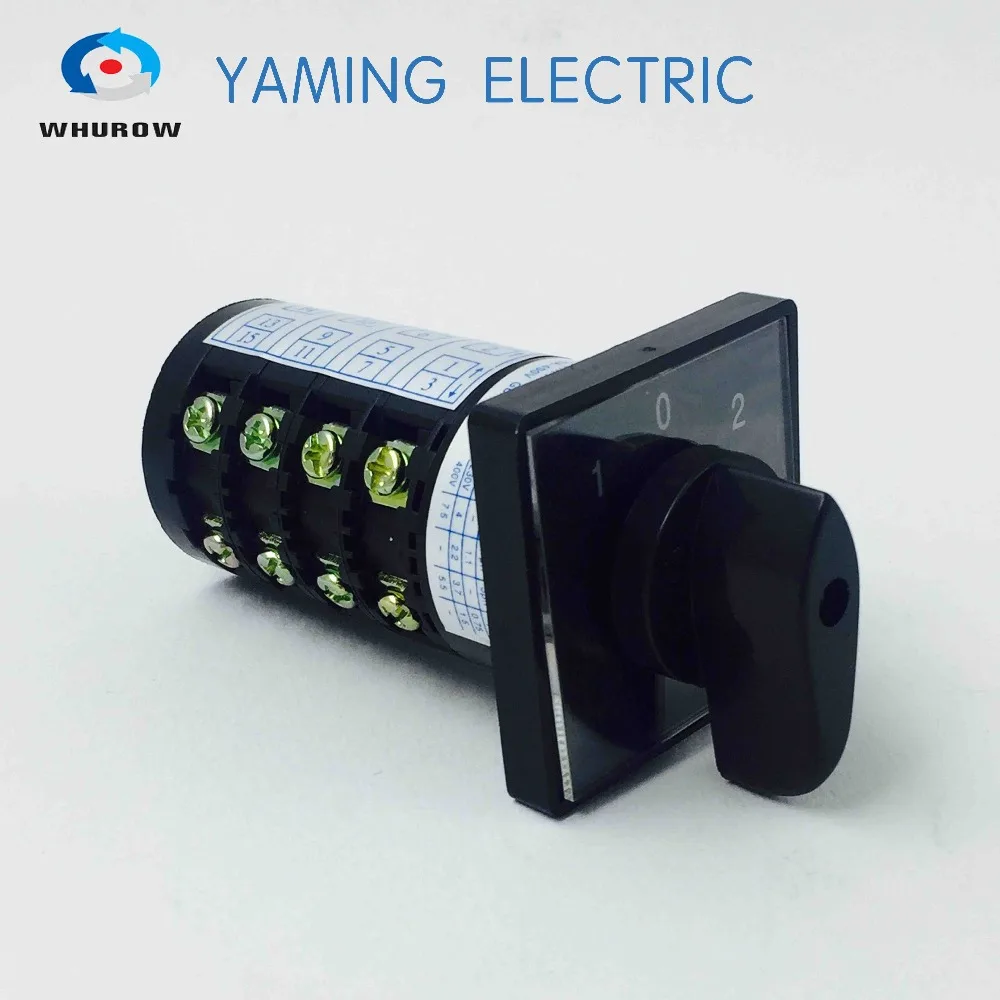 Rotary switch knob cam switch 20A 3 Position 4 pole silver contact HZ5B-20/4 Changeover switch universal
Rotary switch knob cam switch 20A 3 Position 4 pole silver contact HZ5B-20/4 Changeover switch universal