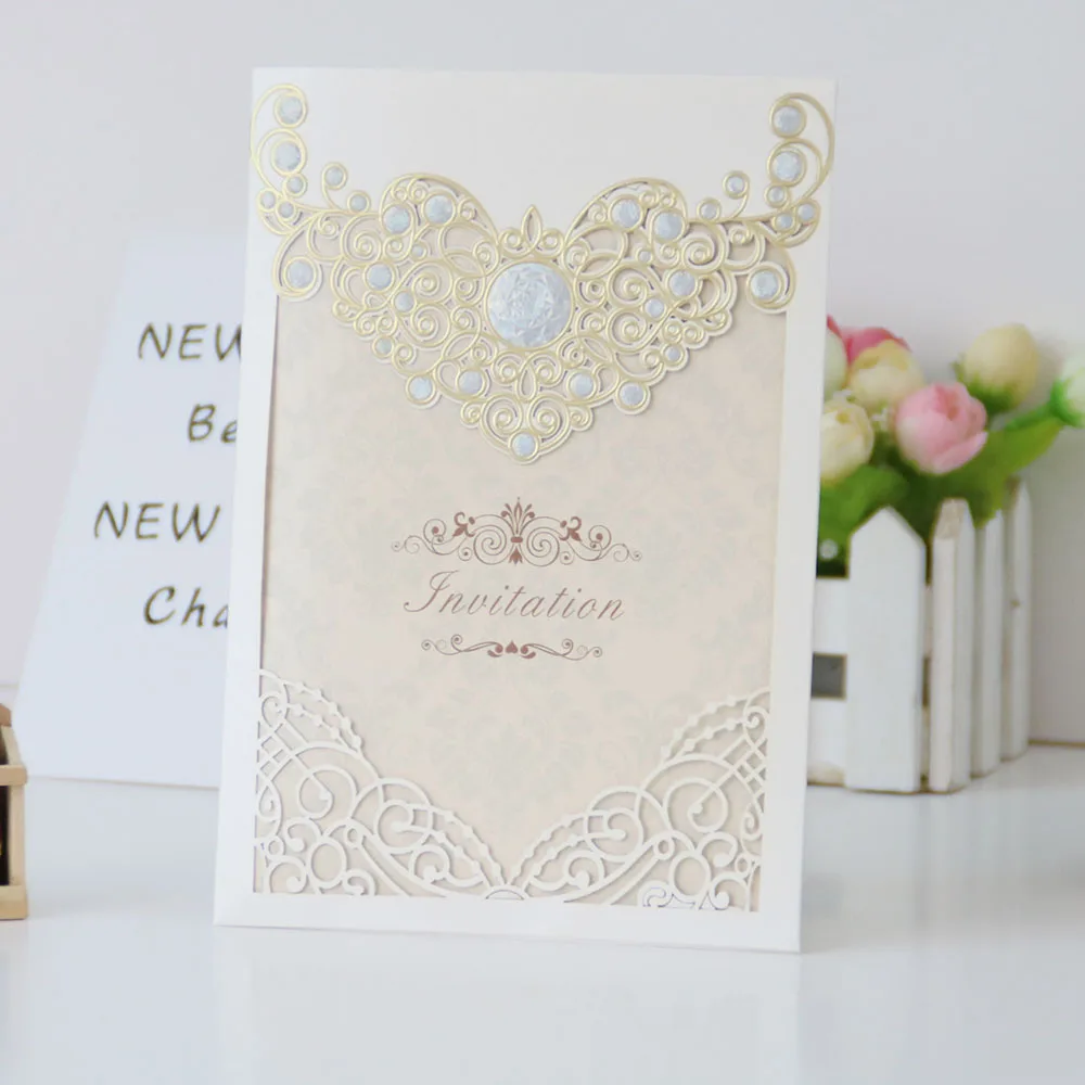 10/20/50pcs/lot Laser Cut Wedding Invitations Different Colors Luxury Wedding Invitation Card Design Wedding Event and Party Dec
10/20/50pcs/lot Laser Cut Wedding Invitations Different Colors Luxury Wedding Invitation Card Design Wedding Event and Party Dec