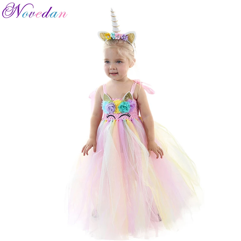 Girls Princess Carnival Halloween Unicorn Costume 2019 Rainbow Girls Dress Flowers Princess Birthday Unicorn Party Dresses Kids
Girls Princess Carnival Halloween Unicorn Costume 2019 Rainbow Girls Dress Flowers Princess Birthday Unicorn Party Dresses Kids