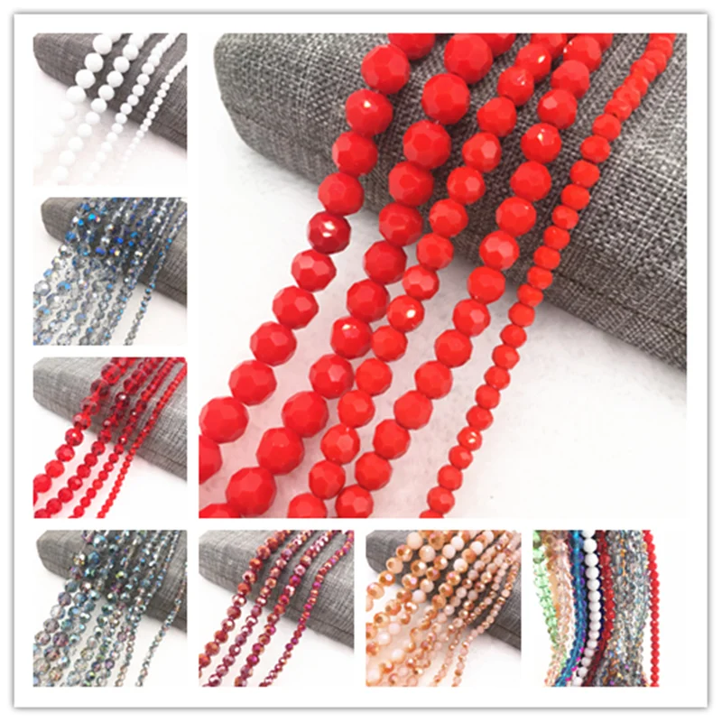 Wholesale 4/6/8/10mm 32 Faceted Austria Transparent Faceted Crystal Ball Beads Spacer Beads for Necklace and DIY Bracelet Making
Wholesale 4/6/8/10mm 32 Faceted Austria Transparent Faceted Crystal Ball Beads Spacer Beads for Necklace and DIY Bracelet Making