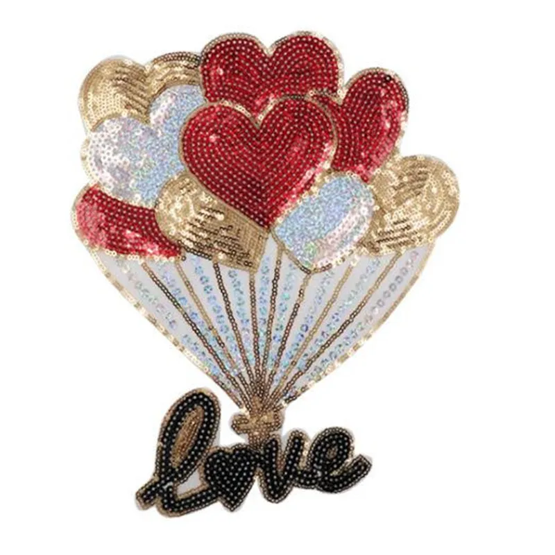 T shirt Women patch sequins 185mm heart ballon deal with it biker patches for clothing stickers 3D t shirt mens free shipping
T shirt Women patch sequins 185mm heart ballon deal with it biker patches for clothing stickers 3D t shirt mens free shipping