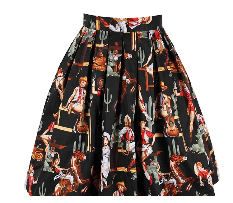 Custom Made Summer Elegant Women Fashion Skirts Knee-Length Empire Geometric Pattern Print Vintage Midi Skirts Female
Custom Made Summer Elegant Women Fashion Skirts Knee-Length Empire Geometric Pattern Print Vintage Midi Skirts Female