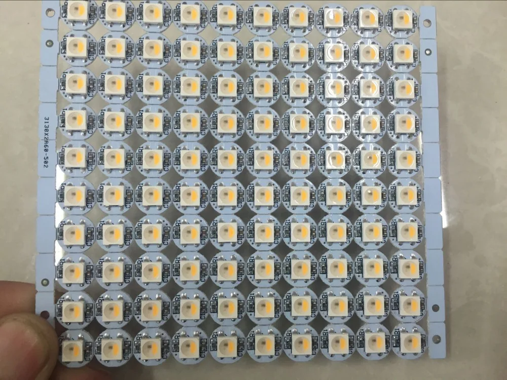 Адресуемые SK6812-RGBW (теплый белый) led с алюминиевой базой; DC5V вход; 5050 SMD RGBW с SK6812 IC встроенный
Адресуемые SK6812-RGBW (теплый белый) led с алюминиевой базой; DC5V вход; 5050 SMD RGBW с SK6812 IC встроенный