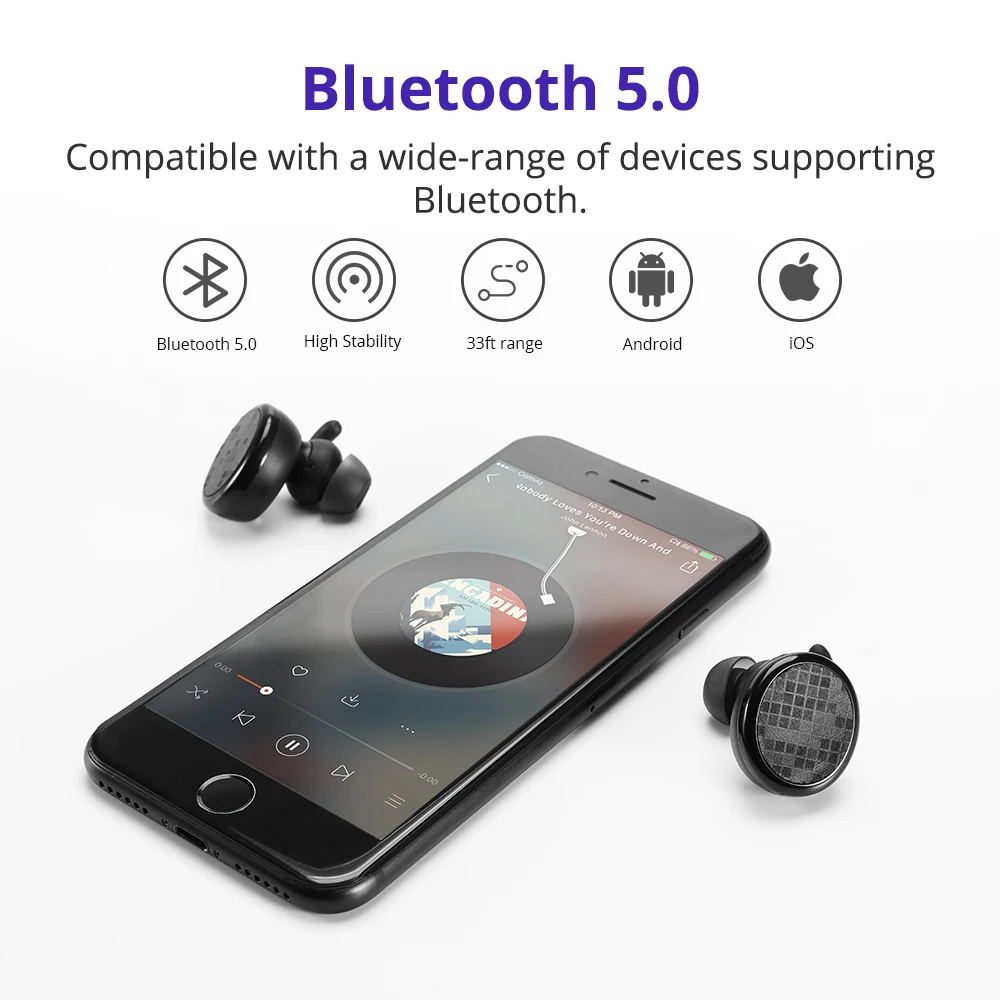 Tronsmart Spunky Buds Bluetooth наушники IPX5 водонепроницаемые беспроводные с и микрофоном