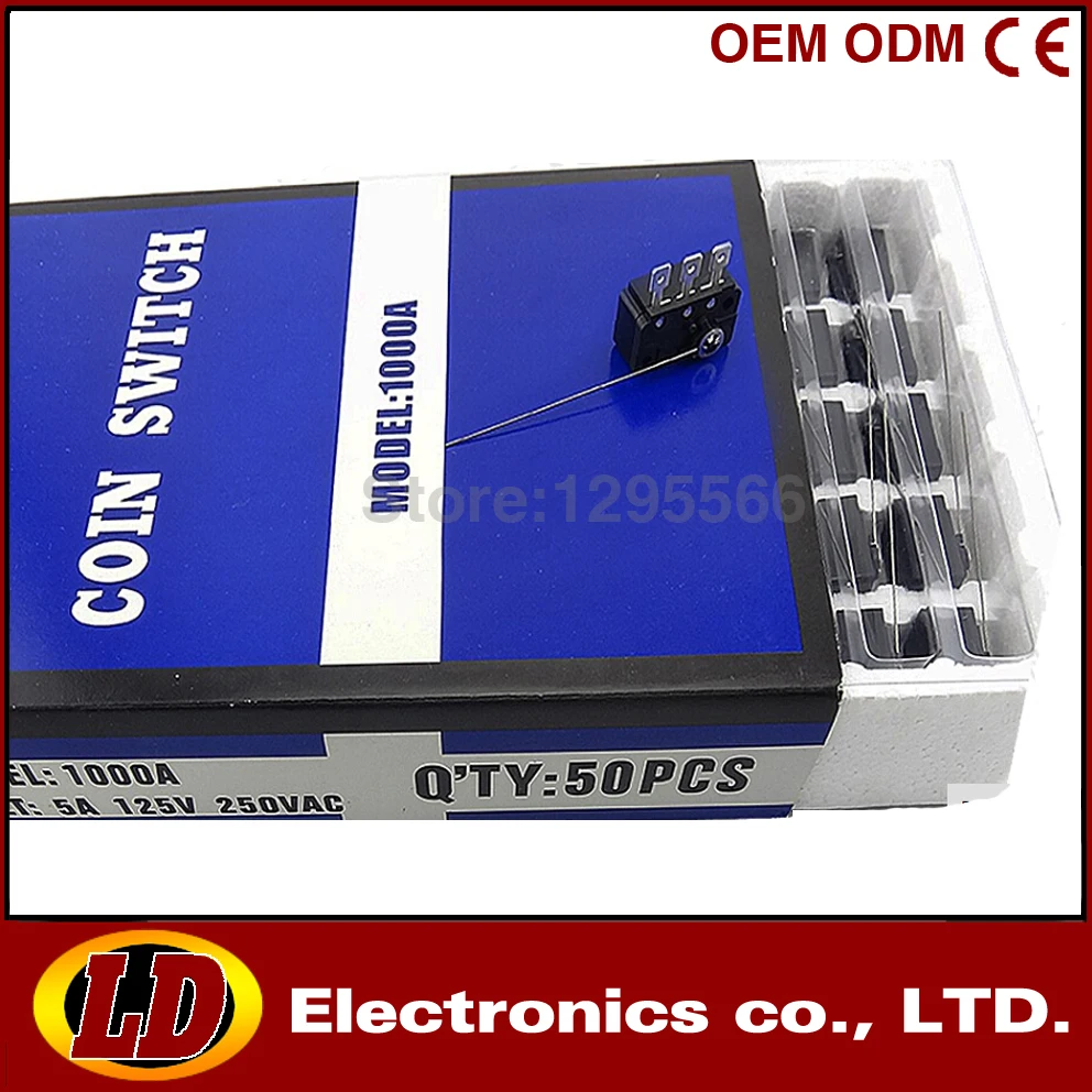 Three-legged needle micro switch mechanical old fashioned arcade coin microswitch | Спорт и развлечения
