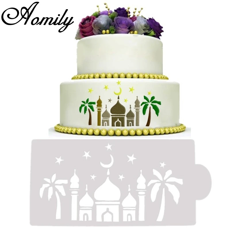 Aomily Plastic Castle Cake Stencil Airbrush Painting Art Mold Cookies Fondant Molds DIY Cake Mousse Brim Decorating Tool
Aomily Plastic Castle Cake Stencil Airbrush Painting Art Mold Cookies Fondant Molds DIY Cake Mousse Brim Decorating Tool