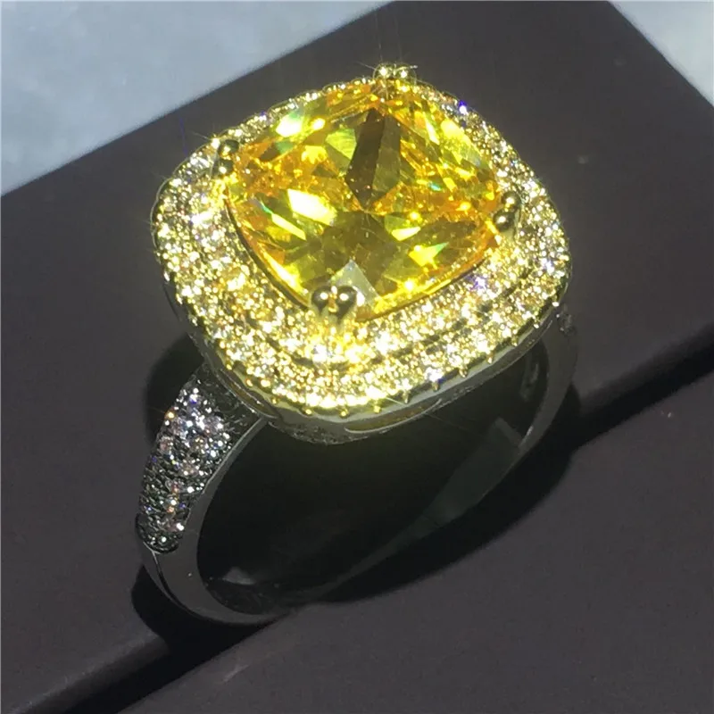 Handmade ring Cushion cut 4ct AAAAA zircon cz Engagement Wedding Band Rings for women men White yellow Gold Filled Party Jewelry
Handmade ring Cushion cut 4ct AAAAA zircon cz Engagement Wedding Band Rings for women men White yellow Gold Filled Party Jewelry