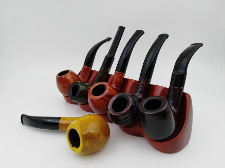 New 1pcs manual bending type Smoking pipe wood tobacco Pipe With Eagle decorative color wooden pipe p1306
New 1pcs manual bending type Smoking pipe wood tobacco Pipe With Eagle decorative color wooden pipe p1306