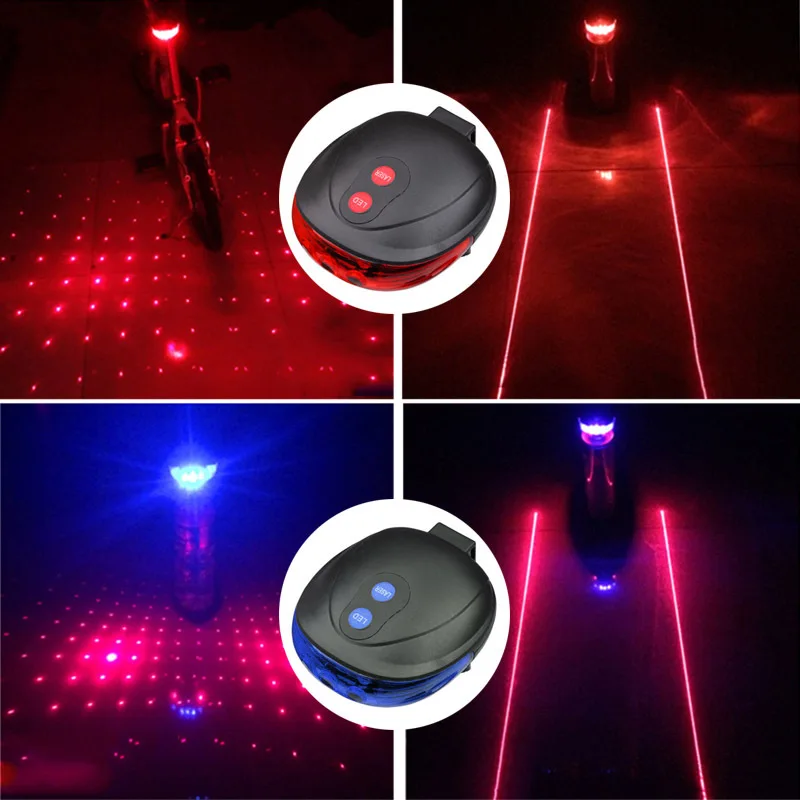 New Bicycle Tail Light (5LED+2Laser) Waterproof Cycling Bike Light 7 Cool Flash Mode Bike Rear Lights For Bike Accessories Light
New Bicycle Tail Light (5LED+2Laser) Waterproof Cycling Bike Light 7 Cool Flash Mode Bike Rear Lights For Bike Accessories Light