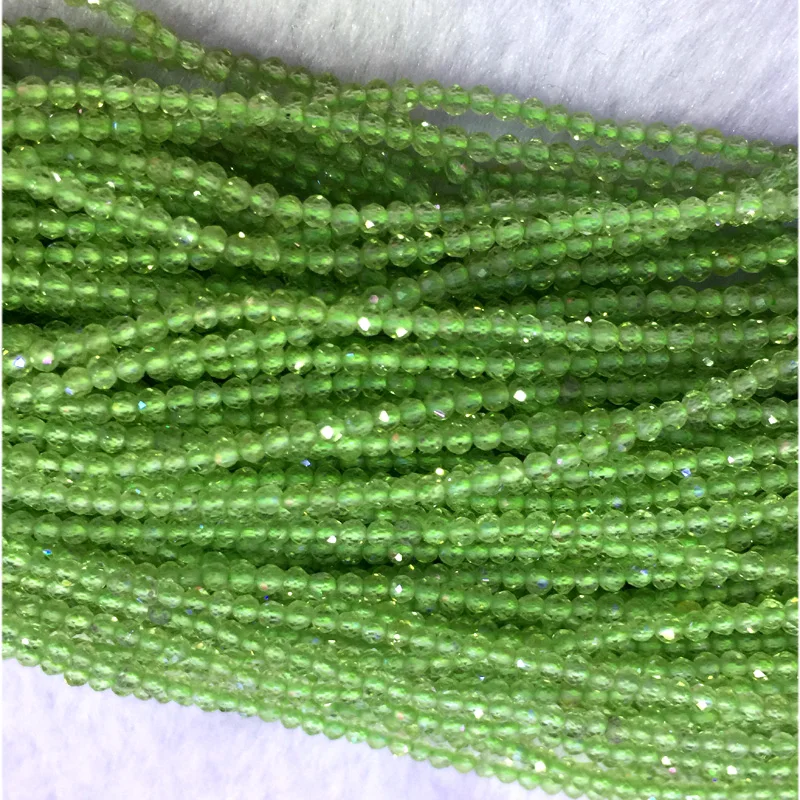 Natural High Quality Green Peridot Hand Cut Faceted Round Loose Small Beads DIY Necklaces or Bracelets 2mm 15" 04312-P
Natural High Quality Green Peridot Hand Cut Faceted Round Loose Small Beads DIY Necklaces or Bracelets 2mm 15" 04312-P