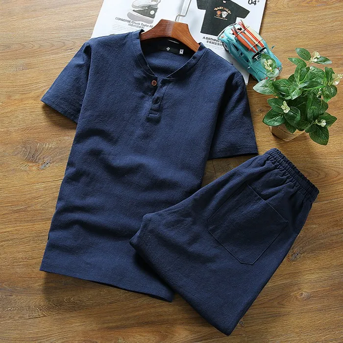 Free shipping men's large size Linen short sleeve t shirt casual v-neck loose two-piece suit t shirts set 8xl 9XL hip hop
Free shipping men's large size Linen short sleeve t shirt casual v-neck loose two-piece suit t shirts set 8xl 9XL hip hop