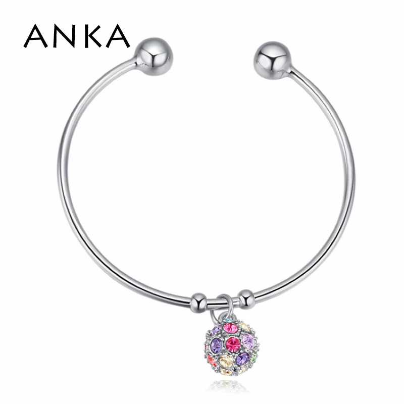 ANKA spherical crystal charm bracelets & bangles for women jewelry rhodium plated give girlfriend and mom the best gift #123017
ANKA spherical crystal charm bracelets & bangles for women jewelry rhodium plated give girlfriend and mom the best gift #123017