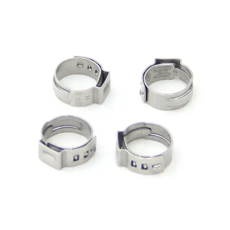 20.9-24.1 mm Pinch Clamps Stepless Single Ear Tight-Seal Vibration-Resistant for Firm Hose and Tube 304 Stainless Steel Pack 50
20.9-24.1 mm Pinch Clamps Stepless Single Ear Tight-Seal Vibration-Resistant for Firm Hose and Tube 304 Stainless Steel Pack 50