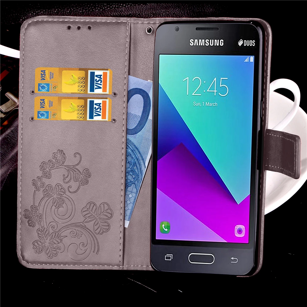 Кожаный чехол бумажник для Samsung Galaxy J1 Mini Prime флип кейс SM J106F чехлы Prime|Бамперы| |