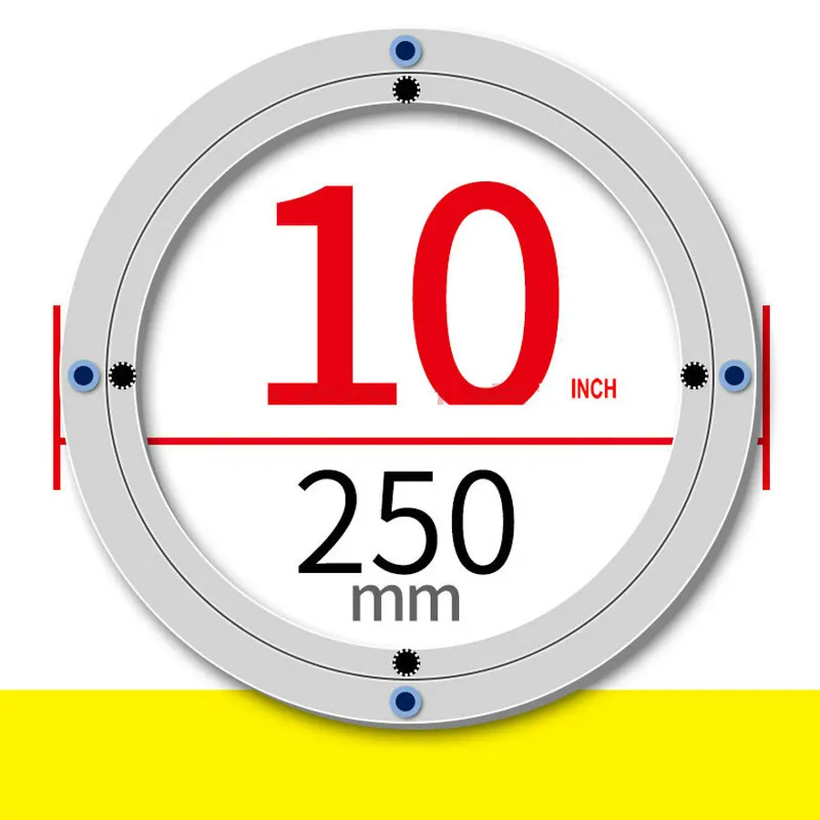 Алюминиевая поворотная пластина для мебели 10 дюймов 25 см|plate|plate aluminum |