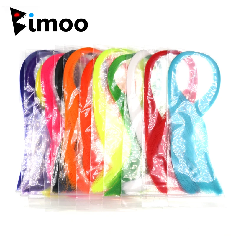 Bimoo 50 Packs Synthetic Fiber Streamer for Soft Lure Making Sabiki Fly Jigs Hooks Bucktail Jig Fly Fishing Material wholesale
Bimoo 50 Packs Synthetic Fiber Streamer for Soft Lure Making Sabiki Fly Jigs Hooks Bucktail Jig Fly Fishing Material wholesale