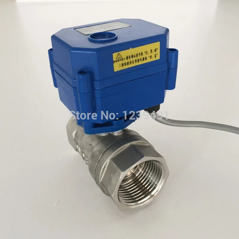 DN20 3/4" stainless steel Two Way motorized ball valve DC5V 12V 24V AC220V electric water valve 3/4" CR01 CR02 CR03 CR04 CR05
DN20 3/4" stainless steel Two Way motorized ball valve DC5V 12V 24V AC220V electric water valve 3/4" CR01 CR02 CR03 CR04 CR05