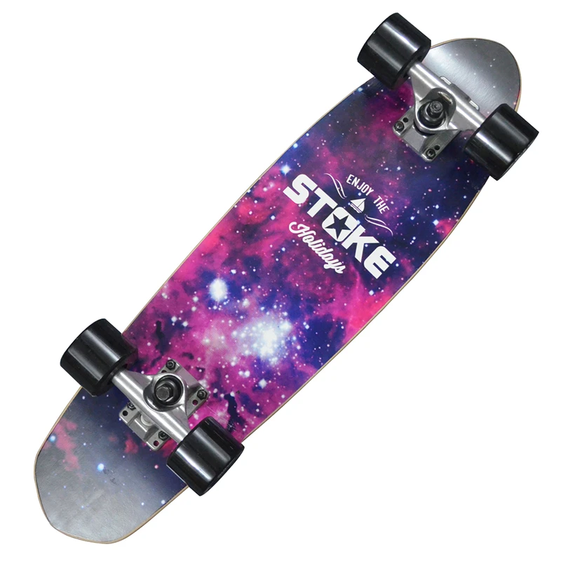 Maple Cruiser 26 x 7" Professional Skateboard Longboard Skate board Complete Galaxy Floral
Maple Cruiser 26 x 7" Professional Skateboard Longboard Skate board Complete Galaxy Floral