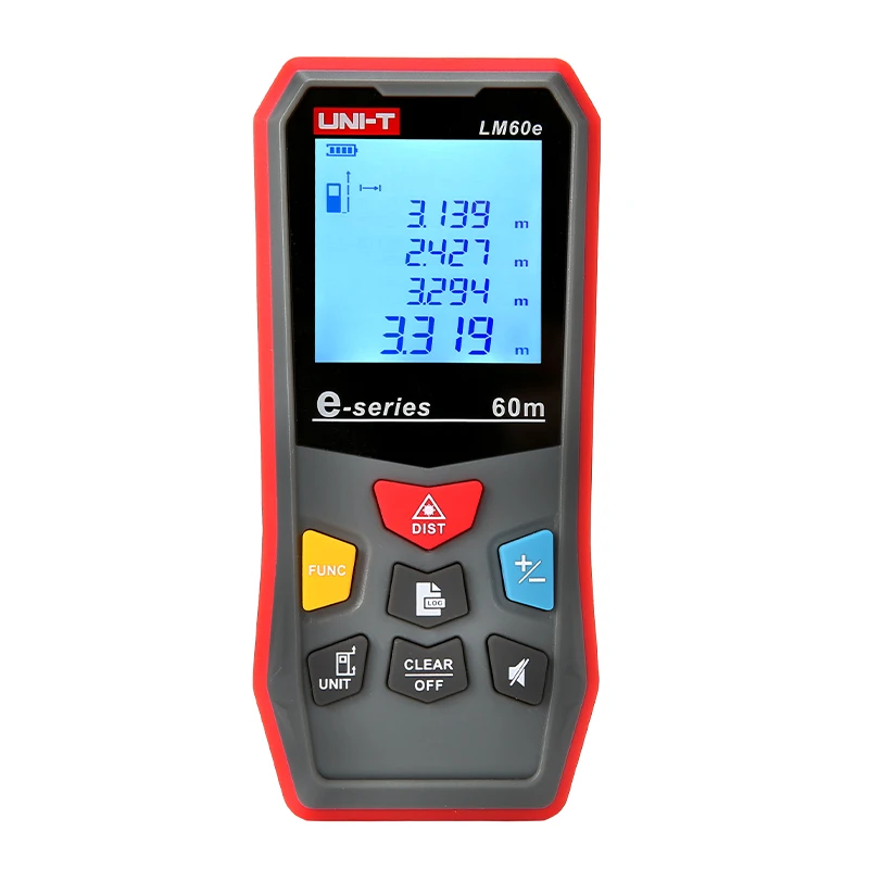UNI T LM45e/LM60e лазерный дальномер 45 м/60 м Лазерная электронная линейка/прибор для