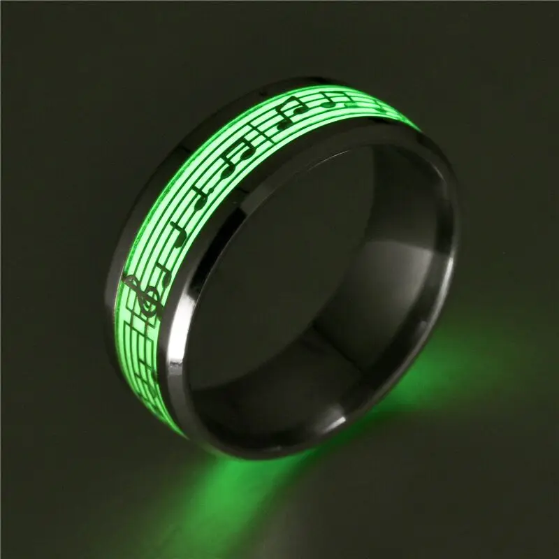 VOERYNT Fashion Rings For Women Man Stainless Steel Piano Music Luminous Explosion Musical Note Fluorescence Accessories G-014
VOERYNT Fashion Rings For Women Man Stainless Steel Piano Music Luminous Explosion Musical Note Fluorescence Accessories G-014