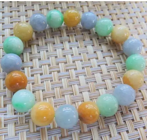 Оригинальный Новый Jadeite Jade Bead 10 мм, идеальные красочные бусины, женский браслет на удачу
Оригинальный Новый Jadeite Jade Bead 10 мм, идеальные красочные бусины, женский браслет на удачу