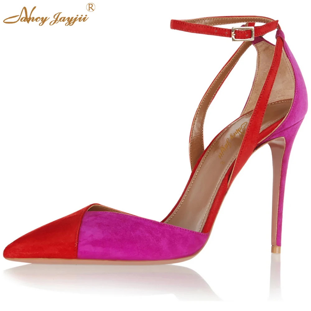 Nancyjayjii Sweet Multicolor Summer Ankle Strap Point Toe High Heels Pumps Party&Wedding&Evenning Sandals ,Plus Size 5-14 .
Nancyjayjii Sweet Multicolor Summer Ankle Strap Point Toe High Heels Pumps Party&Wedding&Evenning Sandals ,Plus Size 5-14 .