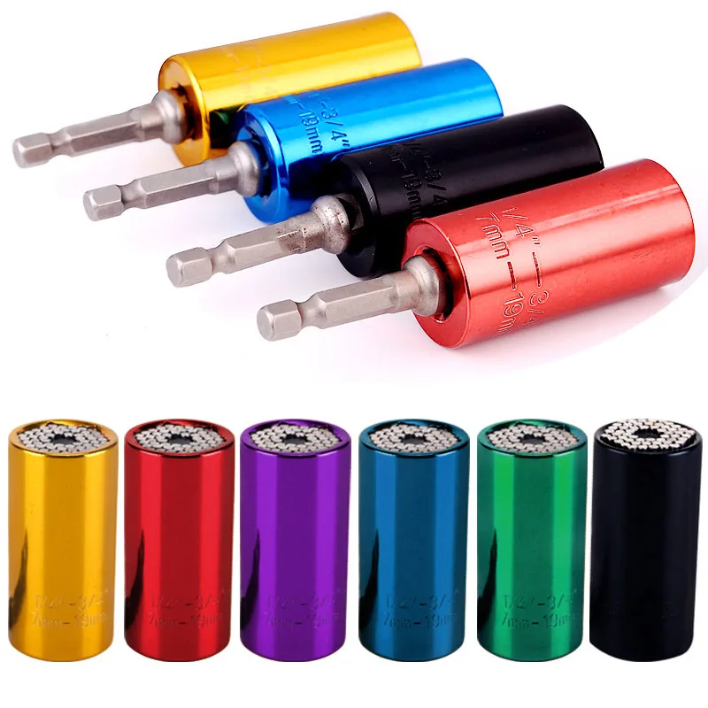 Torque Wrench Head Set Ratchet Socket 7-19mm Power Drill Adapter Bushing Magic Spanner Key Multi-Function Hand Tools
Torque Wrench Head Set Ratchet Socket 7-19mm Power Drill Adapter Bushing Magic Spanner Key Multi-Function Hand Tools